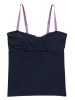 Regatta Koszulka tankini "Aceana III" w kolorze granatowo-fioletowym