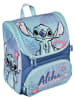 SCOOLI Schulranzen "Lilo & Stitch" in Hellblau - (L)24 x (B)22 x (H)16 cm