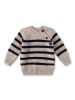 Sanetta Kidswear Sweter w kolorze beżowo-czarnym