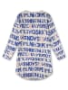 Sanetta Nachthemd crème/blauw/lichtroze