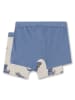 Sanetta 2-delige set: boxershorts blauw/grijs