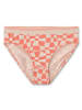 Sanetta Slip in Orange/ Beige