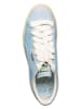 Puma Leder-Sneakers in Hellblau