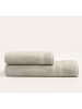 Elizabed 2tlg. Frotierwaren-Set in Beige