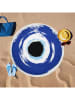 Elizabed Strandlaken wit/donkerblauw