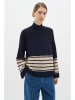 InWear Pullover in Schwarz/ Beige