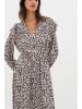 InWear Kleid in Beige/ Schwarz