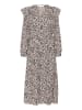 InWear Kleid in Beige/ Schwarz