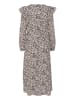 InWear Kleid in Beige/ Schwarz