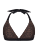Sassa Bikini-Oberteil in Schwarz/ Dunkelbraun