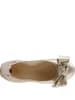 Högl Leren ballerina's goudkleurig