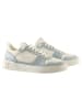 Högl Leder-Sneakers in Hellblau/ Weiß