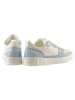 Högl Leder-Sneakers in Hellblau/ Weiß