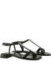 Högl Leren sandalen zwart