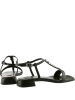 Högl Leren sandalen zwart