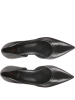 Högl Leder-Ballerinas in Schwarz