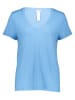 Hanro Pyjama-Oberteil in Hellblau