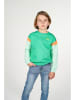 B.Nosy Sweatshirt "Spencer" in Grün/ Orange