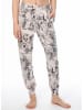 SHORT STORIES Pyjama-Hose in Beige/ Schwarz