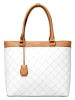 Puccini Shopper bag w kolorze białym - 45 x 31 cm