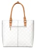 Puccini Shopper bag w kolorze białym - 45 x 31 cm