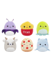 Squishmallows 6-delige set: pluchen figuren "Micromallows" - vanaf 6 jaar-(verrassingsproduct)