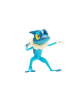 Pokémon Speelfiguur "Pokemon Frogadier" lichtblauw - vanaf 3 jaar