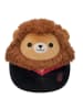 Squishmallows Pluchen figuur "Gryffindor Lion House Robe" bruin/zwart - vanaf 3 jaar