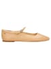 Wojas Leder-Ballerinas in Beige
