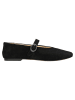 Wojas Leder-Ballerinas in Schwarz