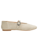 Wojas Leder-Ballerinas in Beige