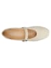Wojas Leren ballerina's beige