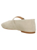 Wojas Leder-Ballerinas in Beige