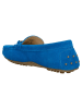 Wojas Leder-Mokassins in Blau