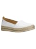 Wojas Leren espadrilles wit
