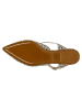 Wojas Leder-Ballerinas in Beige/ Schwarz