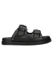 Wojas Leren slippers zwart