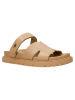 Wojas Leren slippers beige