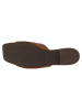 Wojas Leren slippers lichtbruin