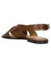 Wojas Leder-Sandalen in Braun