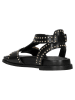 Wojas Leren sandalen zwart