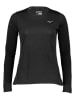 Mizuno Functionele longsleeve "Impulse Core" zwart