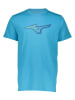 Mizuno Koszulka sportowa w kolorze błękitnym