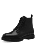 Tamaris Leder-Boots in Schwarz