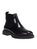 Tamaris Leder-Chelsea-Boots in Schwarz