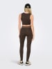 ONLY Leggings bruin/zwart