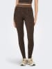ONLY Leggings in Braun/ Schwarz