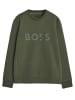 Hugo Boss Bluza w kolorze ciemnozielonym