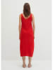 STEFANEL Leinen-Kleid in Rot