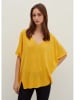 STEFANEL Leinen-Shirt in Gelb